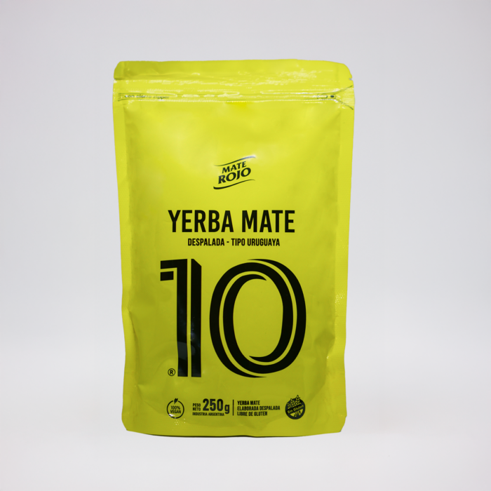 YERBA MATE 10 TIPO URUGUAYA - DESPALADA 250 gr