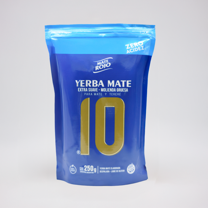 Yerba Mate 10 Extra Suave x 250g - Doypack